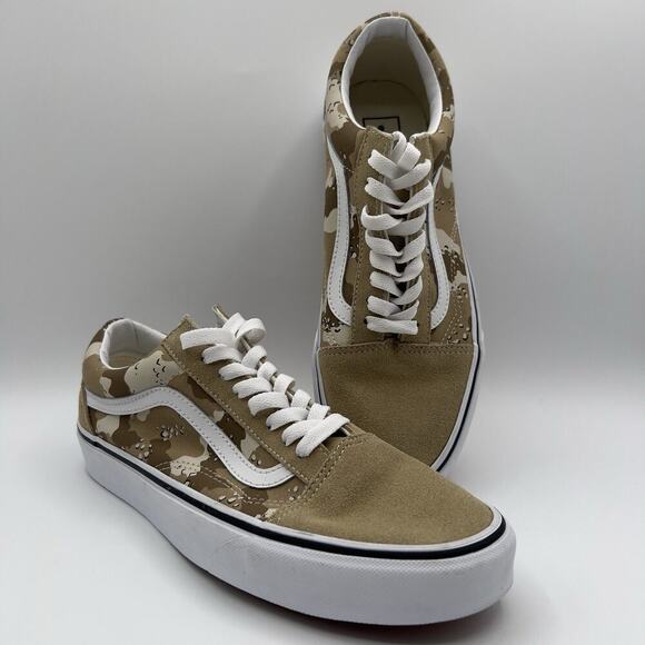 Vans Other - Vans Old Skool Skate Shoe Canvas Suede Sneaker Desert Camo Men’s 9/Women’s 10.5